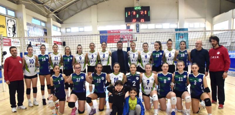 Voleybolda ÇBSK Rüzgârı Esti