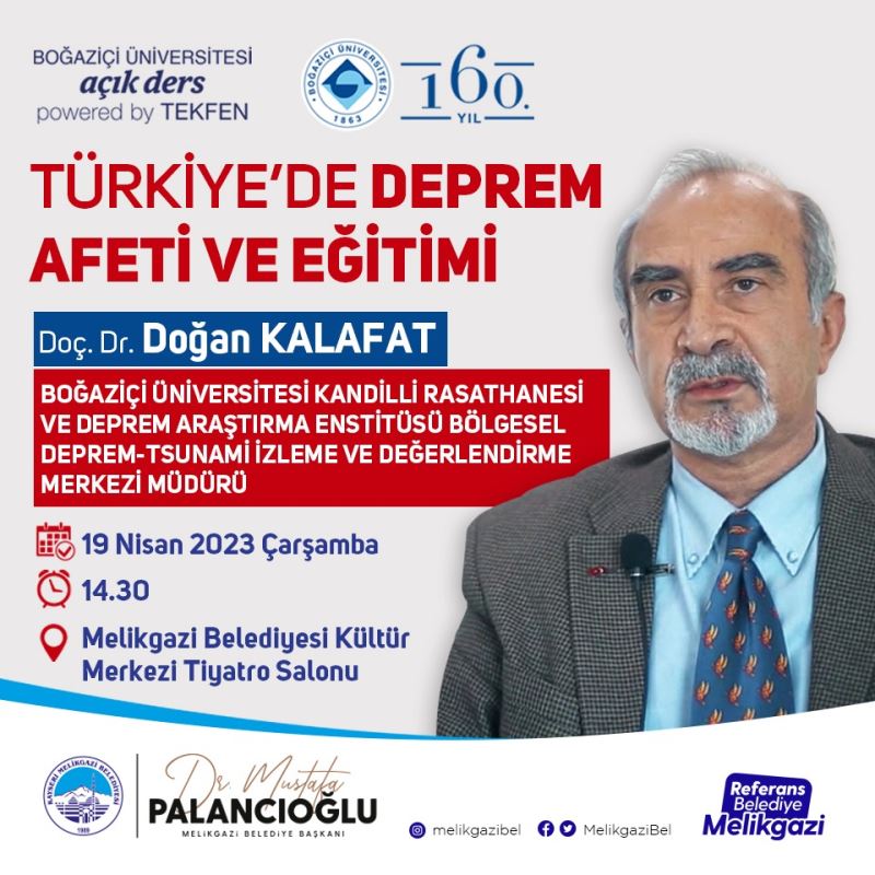 KANDİLLİ RASATHANESİ İLE DEPREM AFETİ VE EĞİTİMİ SEMİNERİ DÜZENLENECEK
