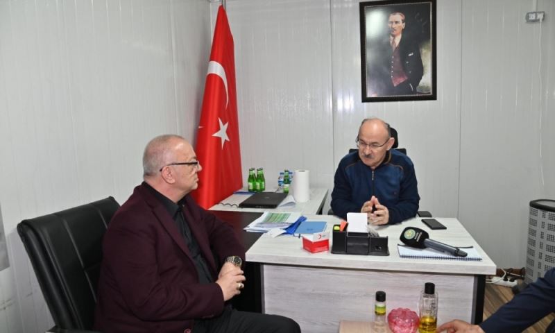 Başkan Ergün, Hatay’a Görevlendirilen Vali Karadeniz İle Bir Araya Geldi