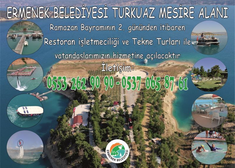 TURKUAZ MESİRE ALANI YENİ SEZONDA ZİYARETÇİLERİNİ BEKLİYOR