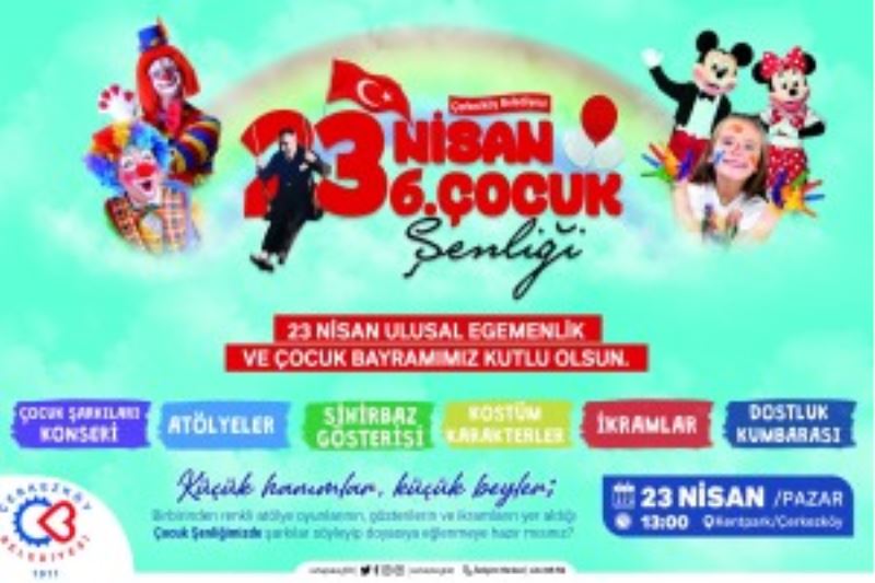 6. ÇOCUK ŞENLİĞİMİZ PAZAR GÜNÜ KENTPARK’TA