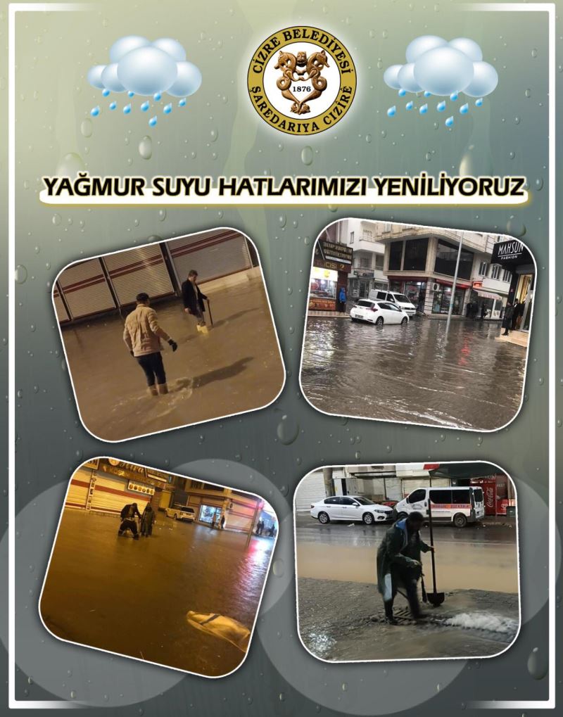 Yağmur Suyu Hatlarımızı Yeniliyoruz