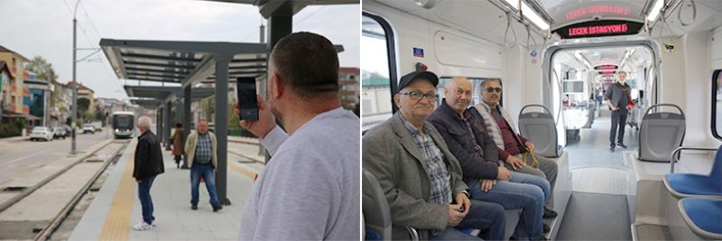 Kuruçeşme tramvay hattında seferler başladı