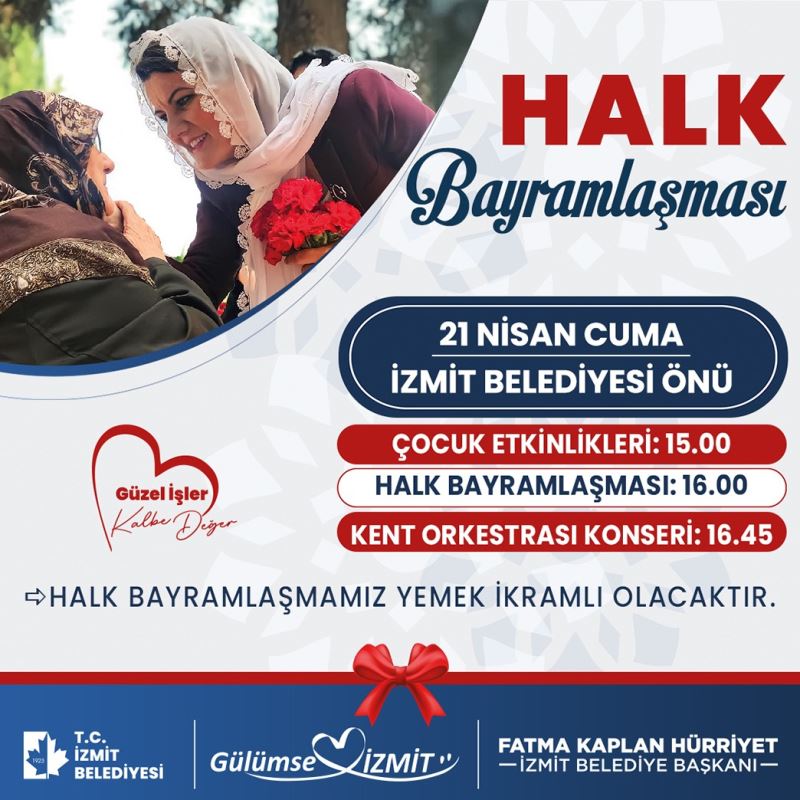 İZMİTLİLER BAYRAMIN 1. GÜNÜ HALK BAYRAMLAŞMASINDA BULUŞACAK