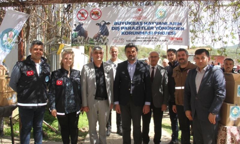Sarıgöllü Hayvan Üreticilerine Antiparaziter Preparat Desteği