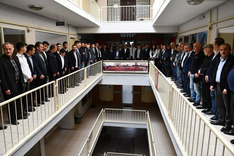 Başkan Vergili Ramazan Bayramı Dolayısıyla MHP İl Teşkilatını Ziyaret Etti