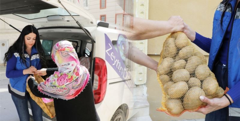 MUDANYA BELEDİYESİ’NDEN VATANDAŞIN SOFRASINA 30 TON PATATES