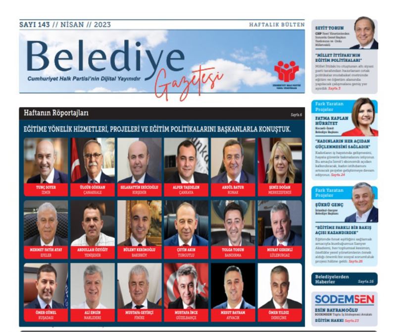 BAŞKANIMIZ EKİCİOĞLU, “EĞİTİME YÖNELİK HİZMETLER, PROJELER VE EĞİTİM POLİTİKALARI” KONULU RÖPORTAJDA SORULARI YANITLADI