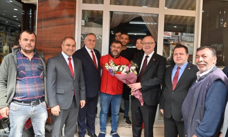 Başkan Ergün Kırkağaç’ta