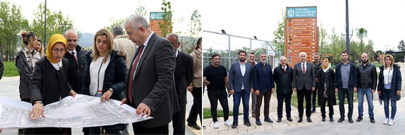 Gündoğdu, Derince Sağlıklı Yaşam Parkını inceledi