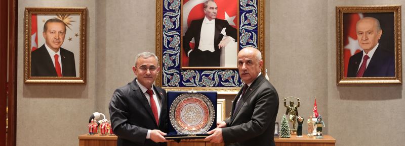 BAKAN KİRİŞCİ’Yİ ŞEHRİMİZDE AĞIRLADIK