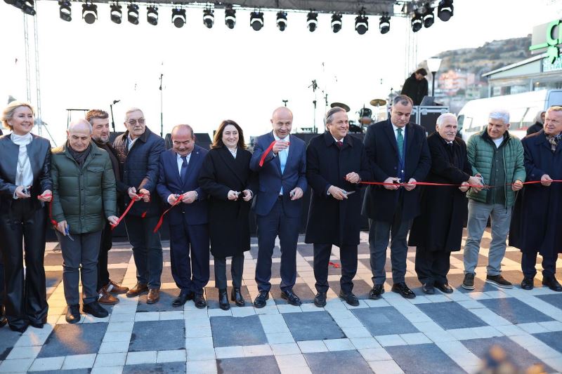 Amasra Antik Liman Çankaya Meydanı-Yürüyüş Yolu açılış töreni gerçekleştirildi.