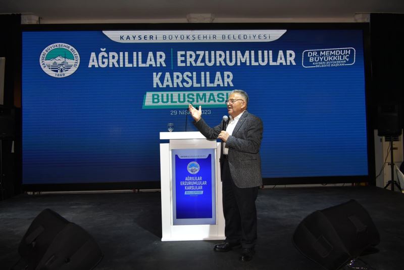 Akar, Çiçek ve Büyükkılıç, Ağrılılar, Erzurumlular, Karslılar Buluşması’na Katıldı