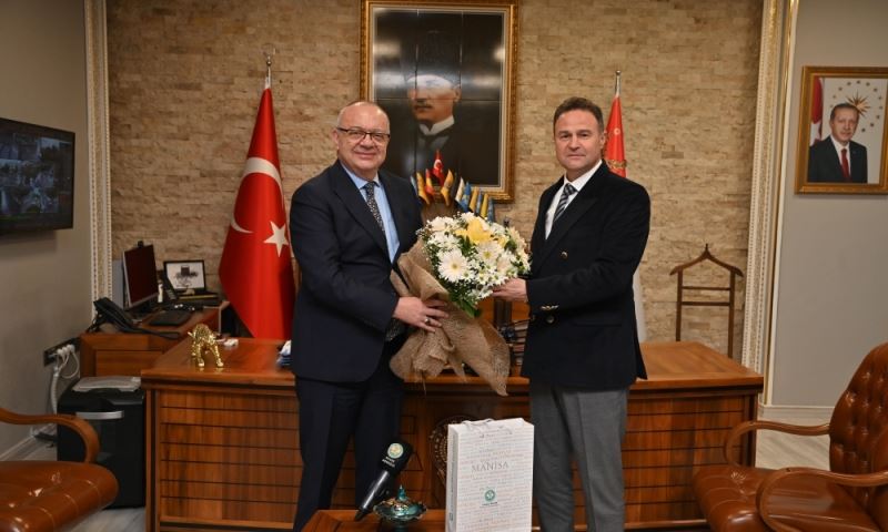 Başkan Ergün’den, Emniyet Müdürü Gezer’e Hayırlı Olsun Ziyareti