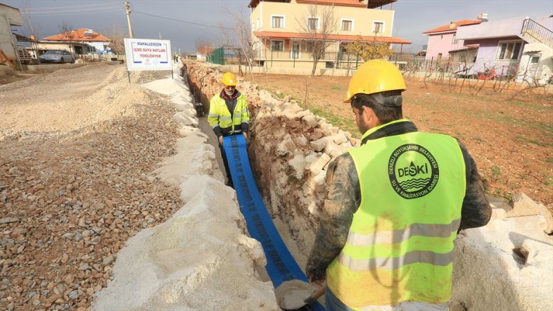 Büyükşehir DESKİ’den Hançalar’da alt yapı atağı