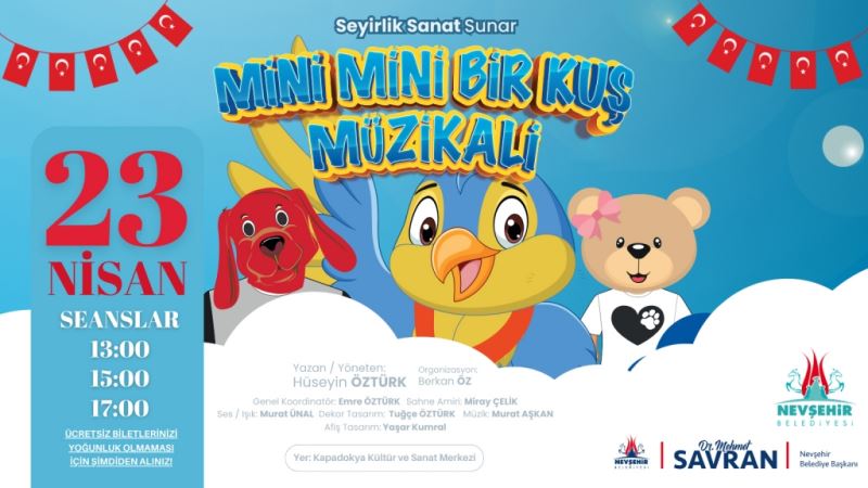 23 Nisan’da Çocuklar Doyasıya Eğlenecek