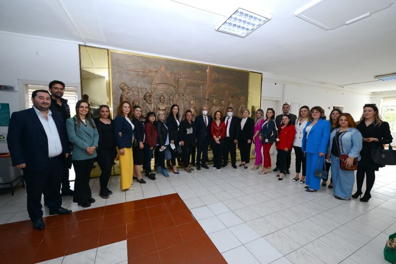 KADIN GİRİŞİMCİLER, BAŞKANIMIZ EKİCİOĞLU’NU ZİYARET ETTİ
