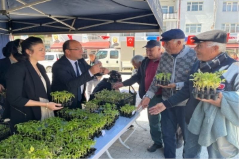 FİDE DAĞITIMLARI BÜYÜK İLGİ GÖRDÜ