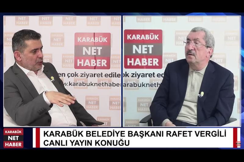 Başkan Vergili Karabük Net Haber Canlı Yayınına Katıldı
