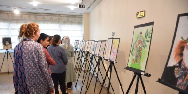 Şahinbeyli Öğrencilerden Muhteşem Tablolar