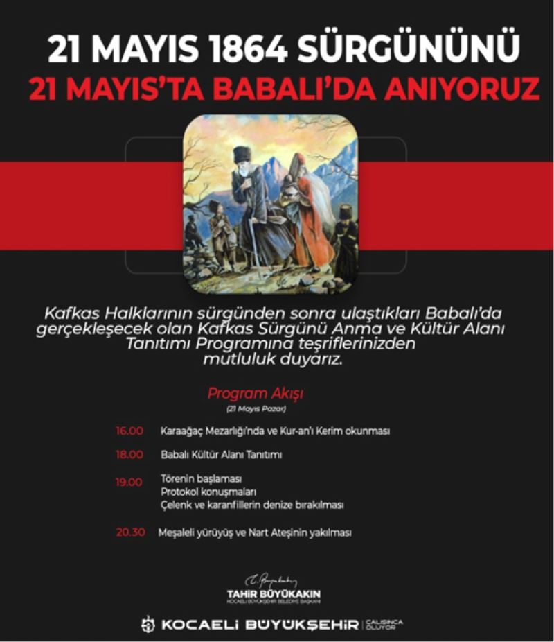 21 Mayıs 1864 Kafkas Sürgünü 158. yılında anılacak
