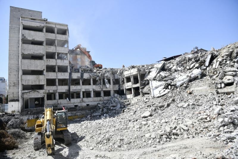 Yıkım çalışmalarında sona gelindi
