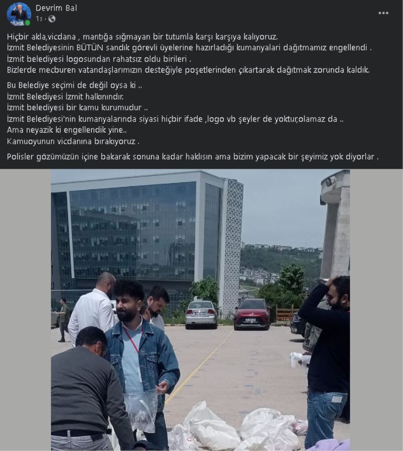 İZMİT BELEDİYESİ LOGOSUNDAN RAHATSIZ OLDULAR!