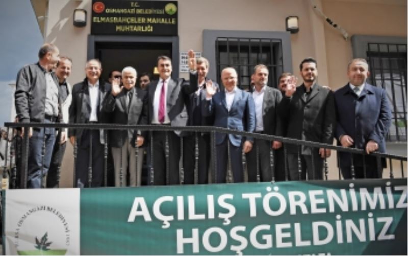 Osmangazi’den Elmasbahçeler’e Örnek Hizmet