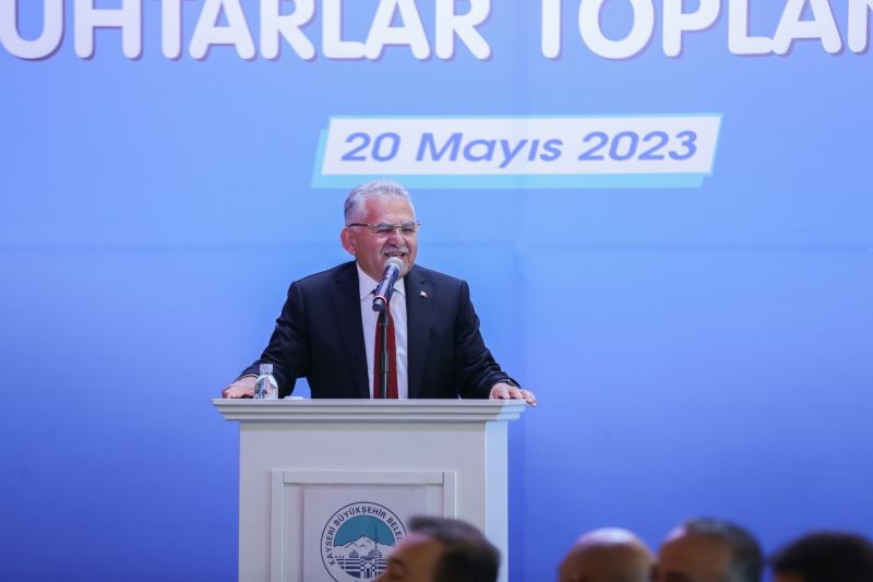 Bakan Akar ve Başkan Büyükkılıç Muhtarlarla Buluştu