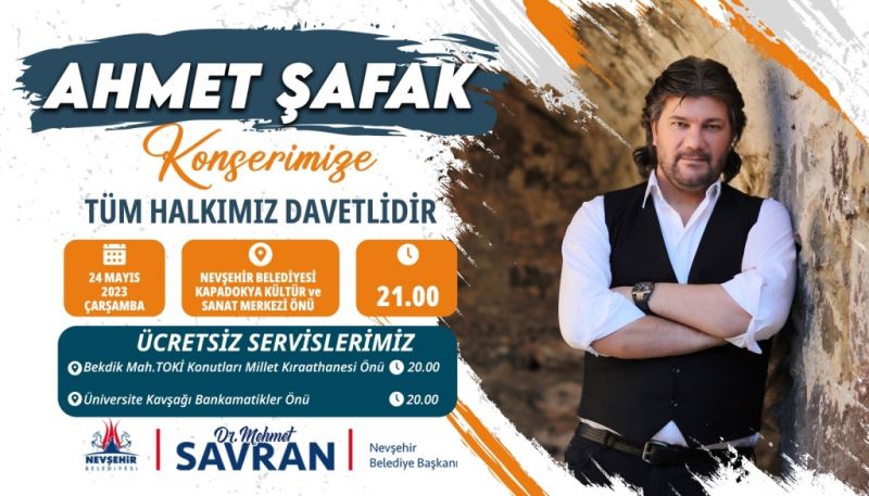 Ahmet Şafak Konseri Yarın Akşam