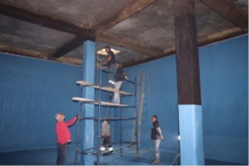 DAHA KALİTELİ SU İÇİN DEPOLAR MEMBRAN İLE KAPLANIYOR