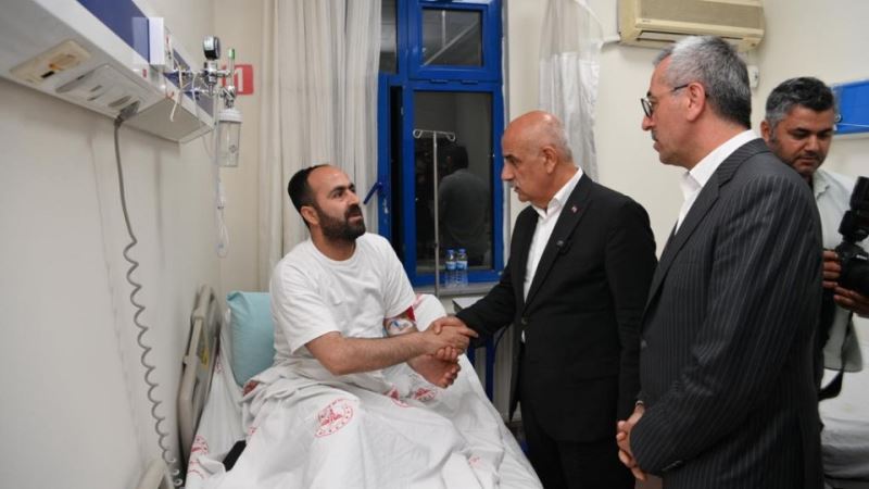 Kirişci ve Güngör’den Geçmiş Olsun Ziyareti