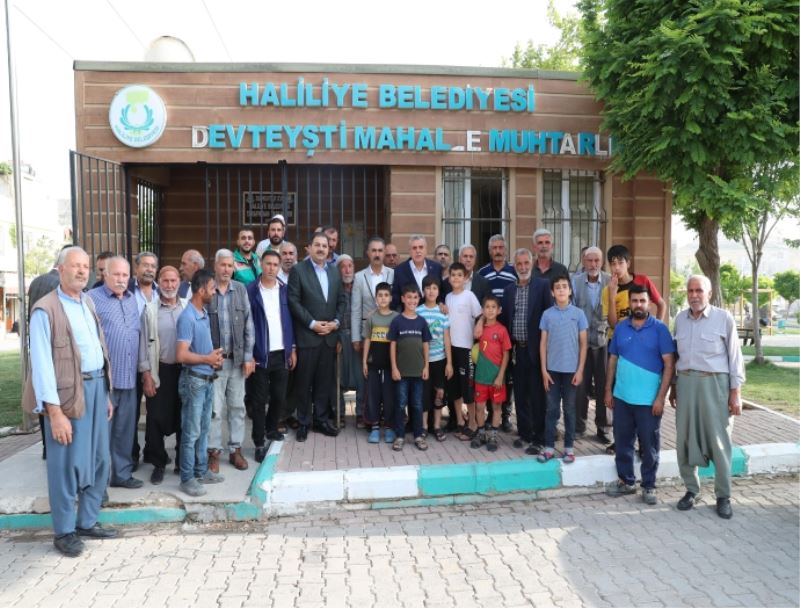 BAŞKAN CANPOLAT VE BAŞKAN BEYAZGÜL, DEVTEYŞTİ MAHALLESİ SAKİNLERİYLE BULUŞTU