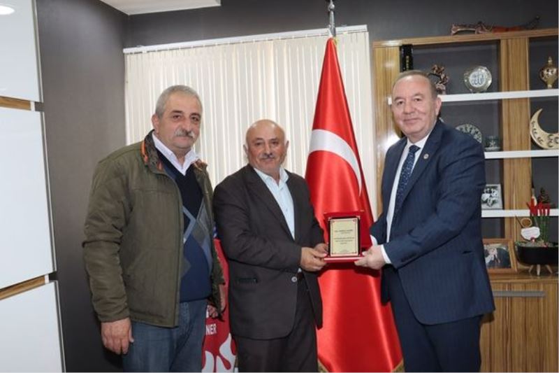 Muhtar Celal Kaya’ dan Başkan Şahiner’e Ziyaret