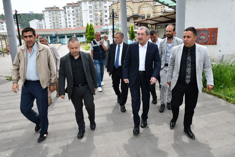 Başkan Vergili Soğuksu Mahallesindeki Esnafları Ziyaret Etti