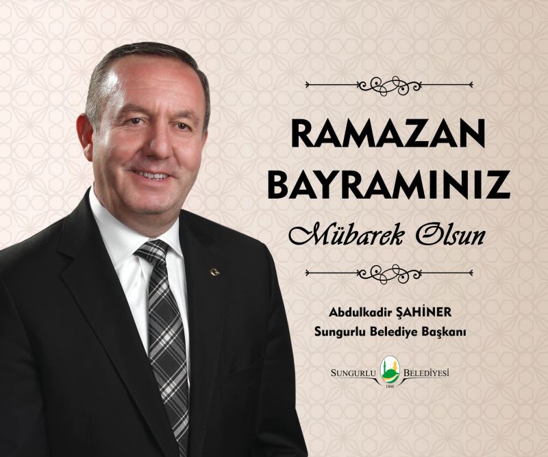 Başkan Şahiner’den Ramazan Bayramı Mesajı