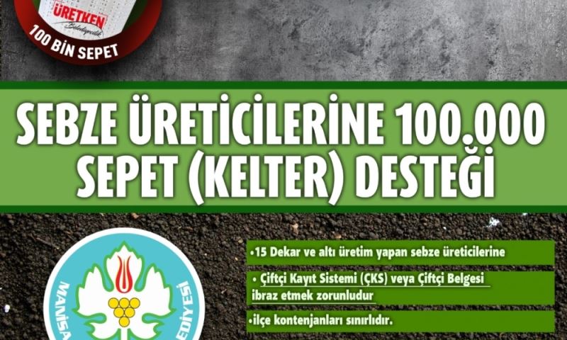 Büyükşehir’den Meyve ve Sebze Üreticisine Dev Destek