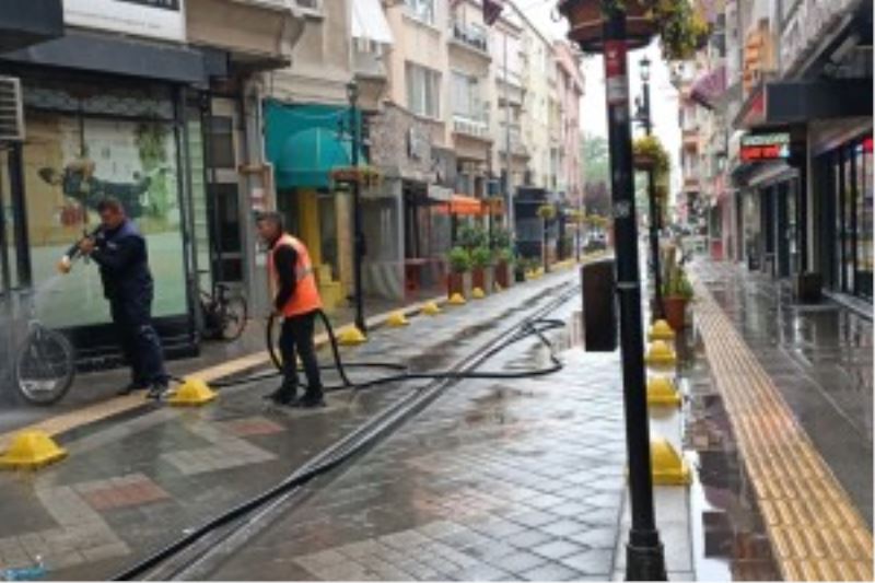 CADDELER, SOKAKLAR VE PARKLARDA HUMMALI ÇALIŞMA GERÇEKLEŞTİRİLİYOR