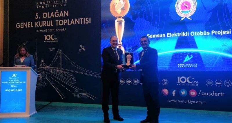 Elektrikli Otobüs Projesi’ne ödül