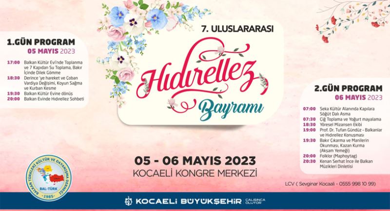 Büyükşehir Hıdırellezi yüz yıllık  geleneklerle kutlayacak