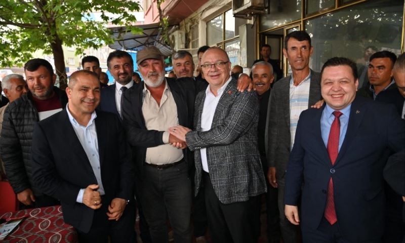 Başkan Ergün, Sarıgöllü Esnaflara Hayırlı İşler Diledi