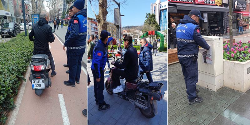 Büyükşehir Zabıtasından Cumhuriyet Bulvarında 7/24 denetim