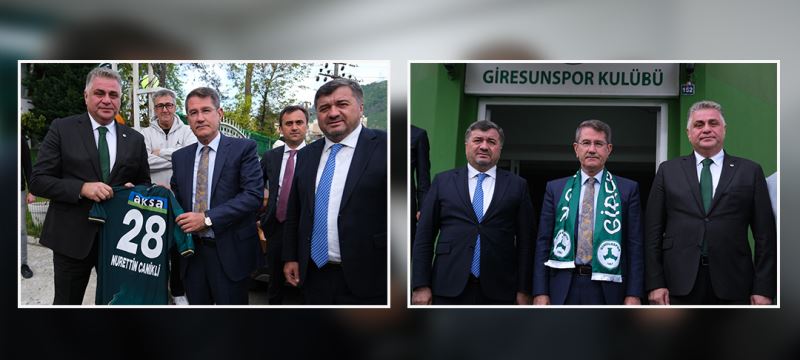“GİRESUNSPOR’UMUZUN HER ZAMAN YANINDAYIZ”