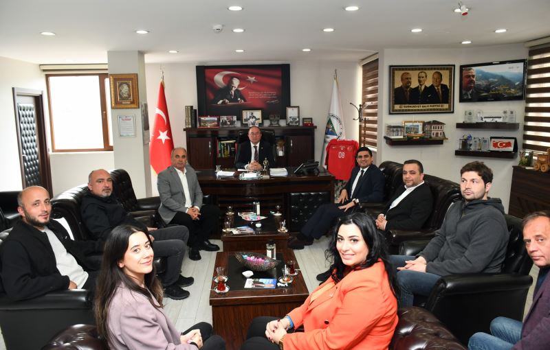 İBB HEYETİNDEN BAŞKAN ELÇİN’E ZİYARET
