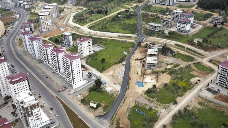 Ahır Dağı Caddesi’nin Asfaltı Tamam
