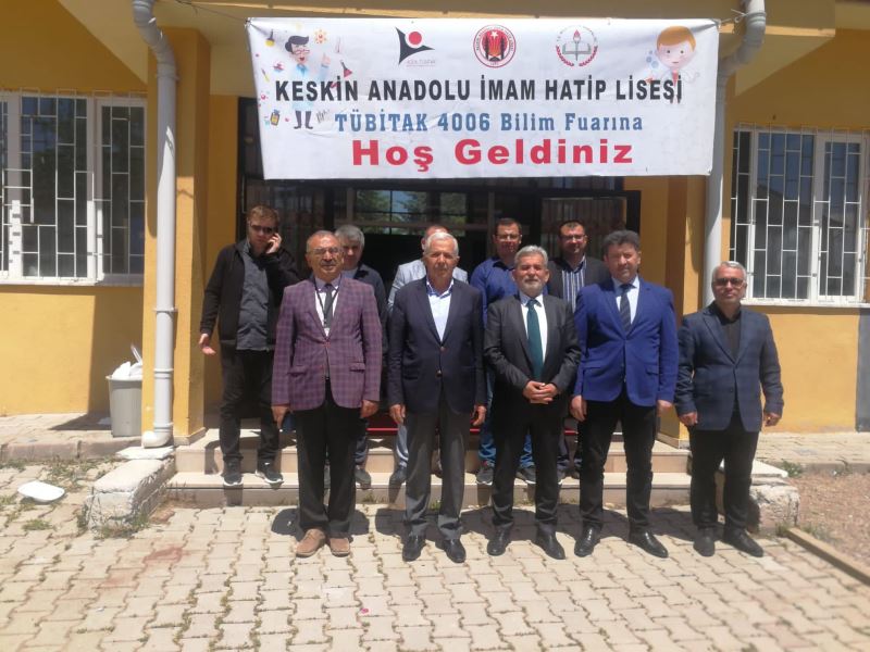 Keskin Anadolu İmam Hatip Lisesi TÜBİTAK 4006 Bilim Fuarı sergilendi