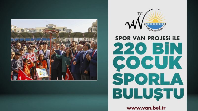 ‘SPOR VAN PROJESİ’ İLE 220 BİN ÖĞRENCİ SPORLA TANIŞTI