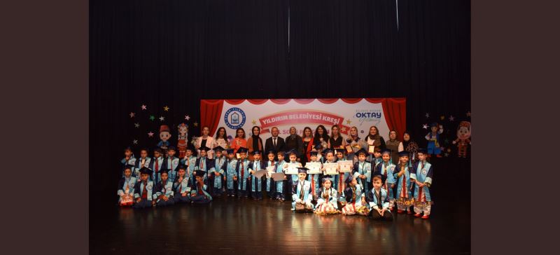YILDIRIMLI MİNİKLERİN MEZUNİYET SEVİNCİ