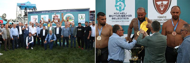 15. Sekapark Altınkemer Yağlı Güreşlerinde Başpehlivan Orhan Okulu