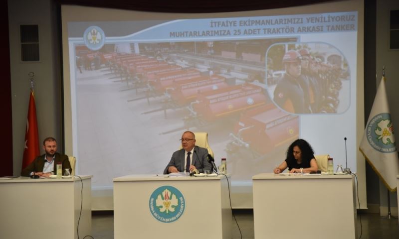Başkan Ergün, İtfaiye Ekipmanları ve Araç Filosunun Hayırlı Olmasını Diledi